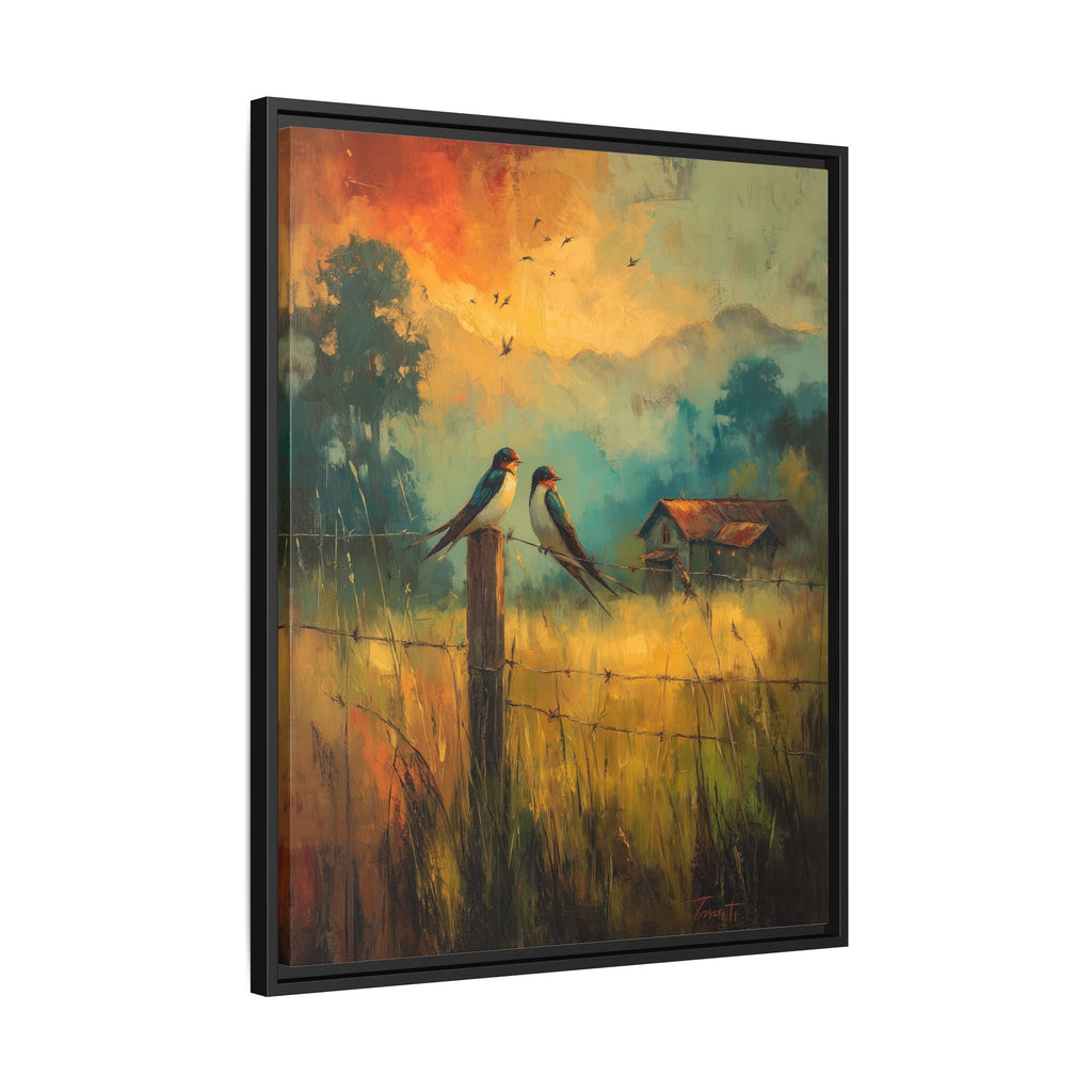 Swallows at Sunrise – Country Morning